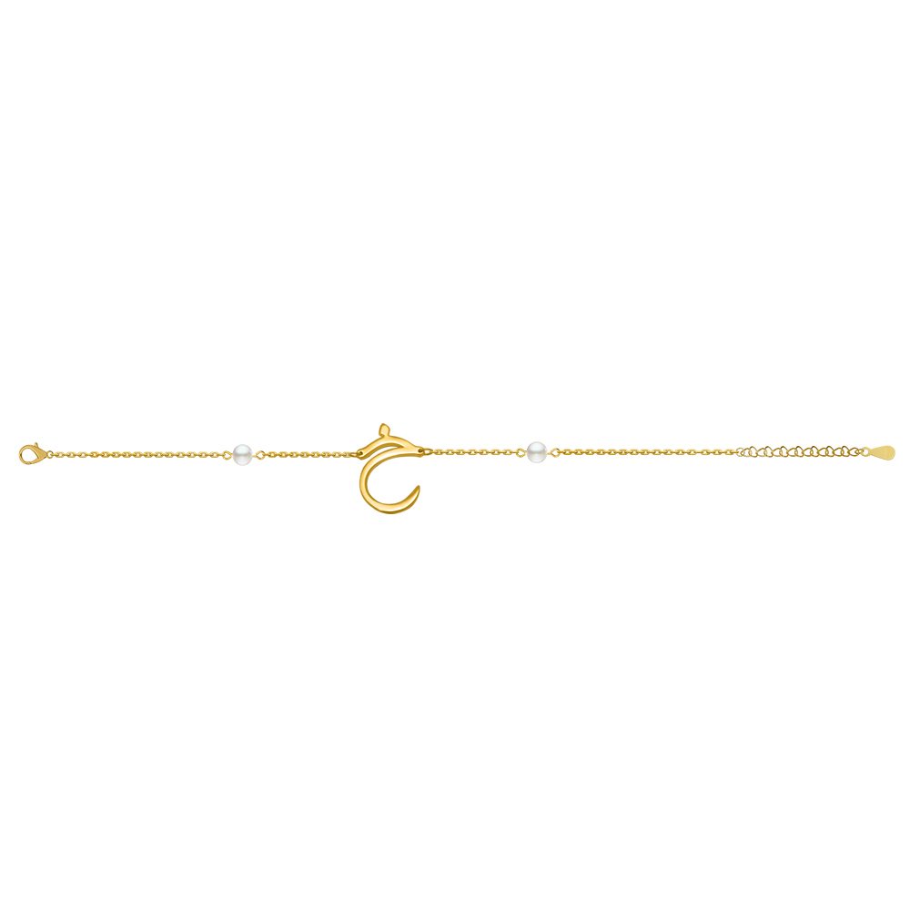 Picture of Juvenis "خ" Arabic Letter Bracelet JLJ-MB0005PL-G